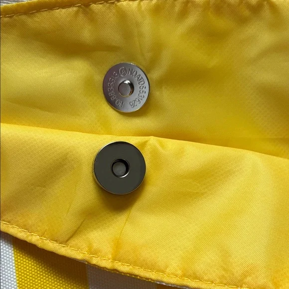 Lemon tote bag Yellow and White Striped squeeze the day - Picture 3 of 6